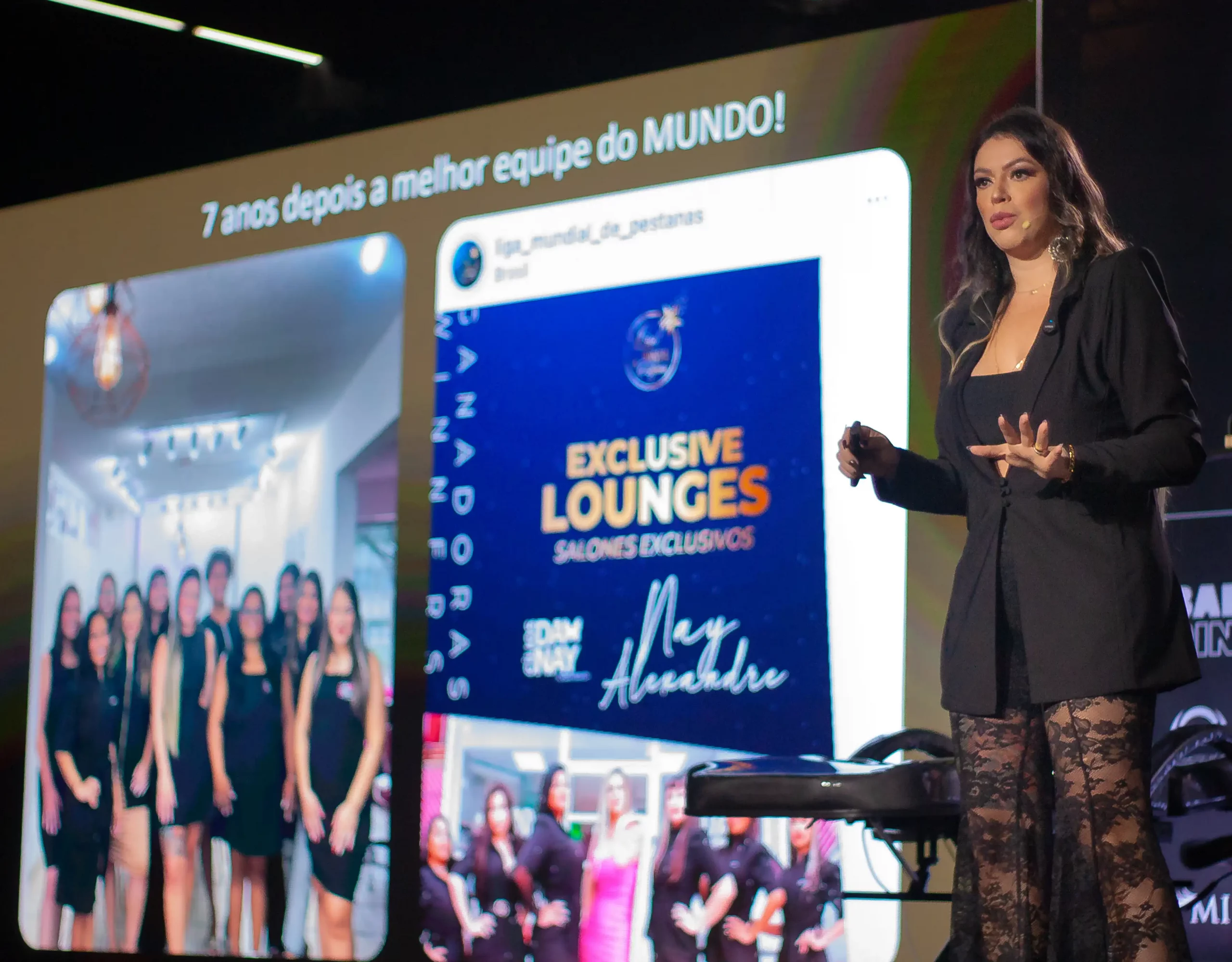 Nay Alexandre em congressos internacionais